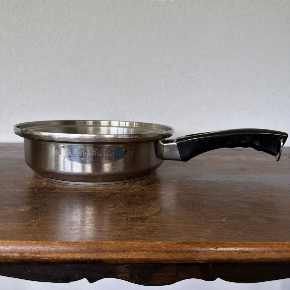 Kitchen Craft‎ West Bend Stainless Steel 9" Saucepan Frying Pan USA Cookware